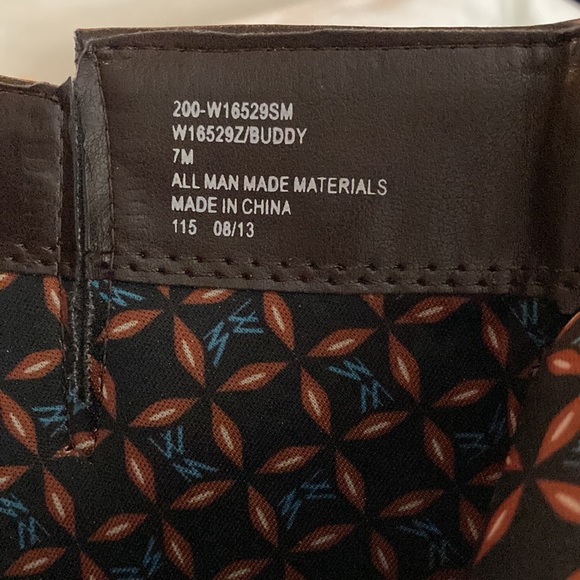 NWT - Ladies White Mountain Buddy Brown Zippered Ankle Boots - Sz 7M - Picture 4 of 11